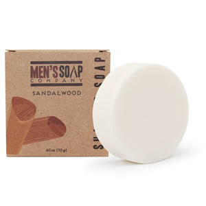 Sandalwood Shaving Soap Refill Puck, 4.0 oz